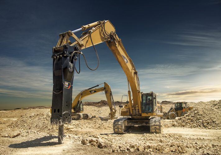 CAT hammers for large excavators Rock to RoadRock to Road